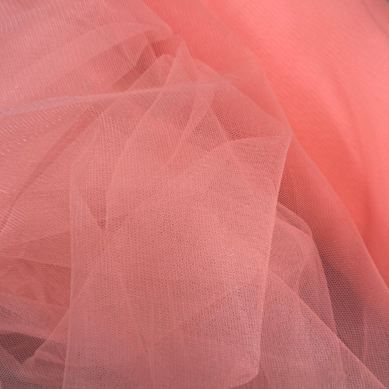 1 Yard 2-Way Stretch Nylon Net Mesh Fabric, 60" Width Lightweight Sheer Mesh for Gowns, Dancewear & Costumes